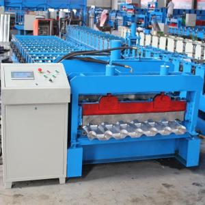 China Trabajo de la máquina del paso 20m/Min Tile Roofing Roll Forming de Monterrey automáticamente supplier