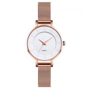 Q021 rose gold girls womans quartz watches back stainless steel watches women lady luxury watch