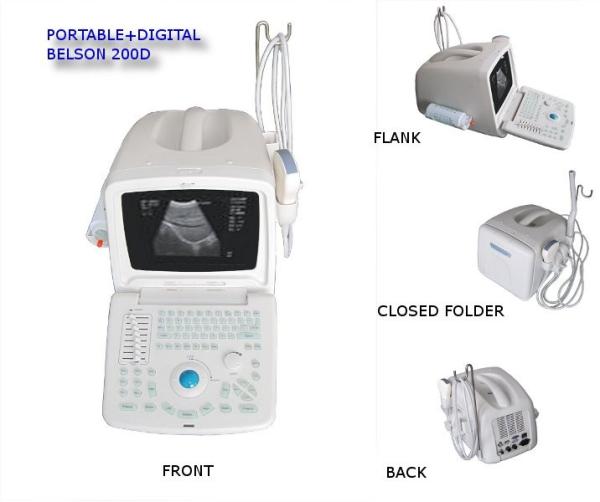 Digital Color Ultrasound Scanner Portable Color Doppler Machine BIO 5000C With 10.4 Inch LCD Screen