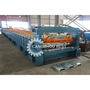 Automatic Industrial Steel Floor Deck Bending Machine With Hydraulic Cutter