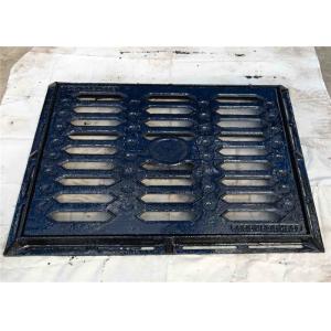 Heavy Duty Cast Iron Channel Grating Square Storm Drain Grates For Drainage