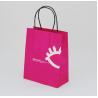 Exquisite Handle Paper Shopping Bag / Gift Paper Bag With Custom Logo Printed