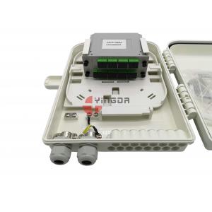 China 260 * 320 * 90 Mm Fiber Optic Splitter Box , ABS IP68 Fiber Optic Termination Box wholesale