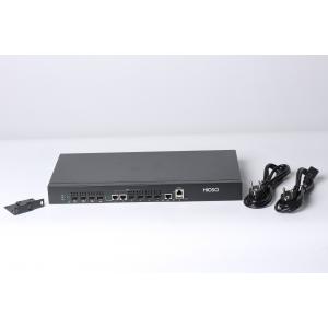 Hioso 4 Port EPON OLT  Dual Power Supply 1U Rack Ftth OLT Supply Huawei ZTE ONU