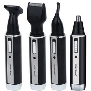 4 in1 Rechargeable  washable Stainless steel cutter head nose hair trimmer for men