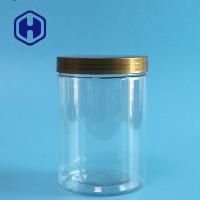 China 18oz 530ml PET Plastic Jars Bpa Free Round Bath Salts Sweets Packing on sale