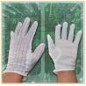帯電防止ポリエステル手袋のポリ塩化ビニールによって点を打たれる手袋