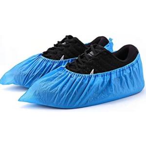 China Non Woven Blue Disposable Shoe Covers Slip Resistant For Hospital / Laboratory supplier