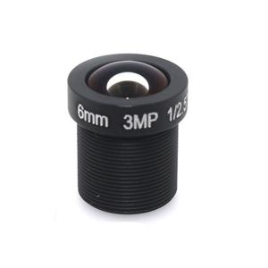 3 Megapixel HD 6mm 68 Degrees Wide Angle View Board Lens 3MP 1/2.5" M12 Mount For CCTV 720P/1080P IP/AHD/HDCVI Camera