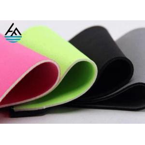 China Waterproof 2mm Neoprene Fabric Sheets ,  Embossed Neoprene Rubber Sheet Fabric supplier
