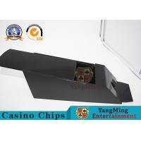 China Customized Plastic Gambling Shuffle Shoes / 6 Deck Card Shoe Cutting Smooth on sale