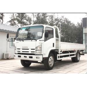 Single Row Cargo Truck Isuzu 10 Tons 4×2 Lorry Truck 5.5 Meters Long Box Euro 4 Flat Cab