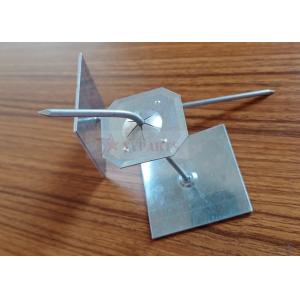 90mm Galvanized Steel Stick Pins Fixing Pre Formed Insulation Material To Metal Duct