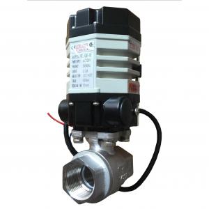 China Stainless Steel 2000psi High Pressure Electric Actuated Ball Valve supplier