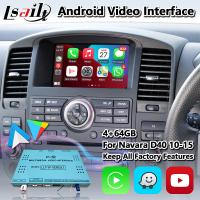 China Nissan Navara D40 Android Multimedia Video Interface With Wireless Carplay By Lsailt on sale