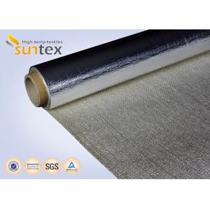 China 0.75mm 150C Heat Reflective Fabric Aluminum Foil Coated Glass Fiber Welding Fire Blanket Rolls supplier