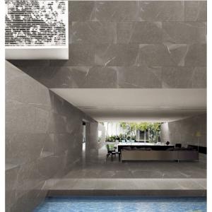 Modern Commercial Non Slip Ceramic Floor Tile / 600*600 Black Tile Wall