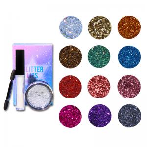 China Hot Products Beauty 12 Color Glitter Eyeshadow Set Private Label Makeup supplier