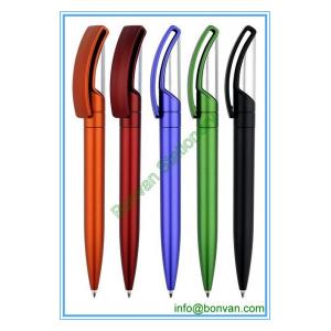 twist mechanism plastic pen,twist action plastic promotional pen