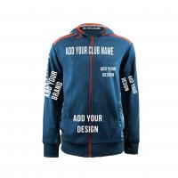 China Polyester/Cotton Fleece Print Pattern Custom Logo Long Sleeve Zip Up Hoodies for Men on sale