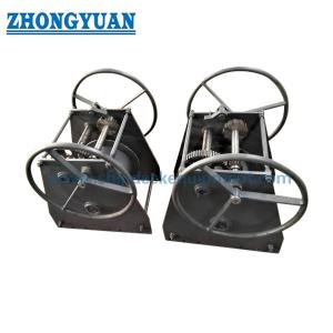 Single Drum Hand Coupling Winch Manual Operation Winch Ship Deck Equipment