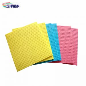 China Absorbent Cellulose Disposable Cleaning Cloth 17X19CM Kitchen Dish Cleaning Sponge Cloth supplier