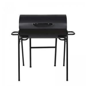 China Customized Camping Accessories Black Double Barbecue Charcoal Grill 89.5 X 85.5 X 72CM supplier
