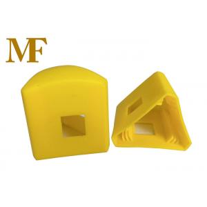 China Triangular Yellow Safety Rebar Steel Protection Cap Cover 30mm For T Fence Post supplier