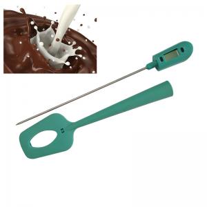 Instant Read Silicone Digital Spatula Thermometer With Stainless Steel Probe