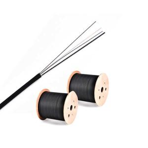 China Single Mode indoor Aerial FTTH Optical Fiber Cable GJXFH 1B 2km reel supplier