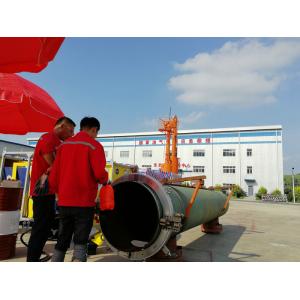 China 42inch - 48inch Industrial Portable Pipe Cutting And Beveling Machine Energy Savings supplier