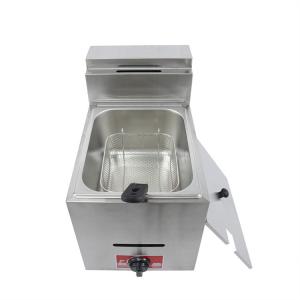 China Continuous 6L Mini LPG Gas Deep Fryer for Making Frying Food on Table Top supplier