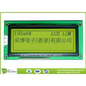 China 6800 / 8080 Interface Graphic LCD Module Screen COB STN LCD Display 192x64 supplier