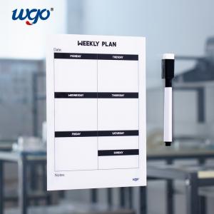 Removable Sticky Dry Erase Board 132*182 Mm Whiteboard Sheets For Memo Drawing