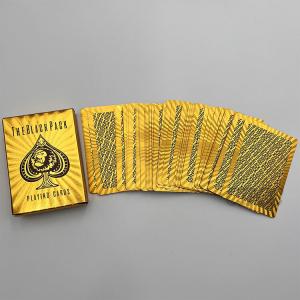 0.32mm Black Plastic Playing Cards , Waterproof Eco Friendly Custom Poker Deck