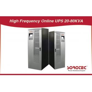 China ECO - Friendly 20, 60, 80 KVA 3 Phase in / out High Frequency Online UPS, 380 / 400 / 415V supplier