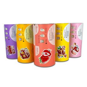 Heat Seal Food Packaging Film Roll Laminated BOPP Aluminum Foil Metalized Sachet Roll