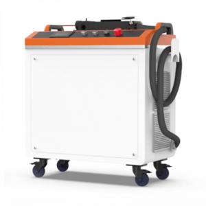 China Automatic 100W 300W Pulsed Laser Cleaning Machine for Metal Surface Local Rust supplier