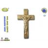 China Plastic Coffin Cross D049 Gold Antique Brass zamak crucifix for coffin use 10.8*6.6cm wholesale