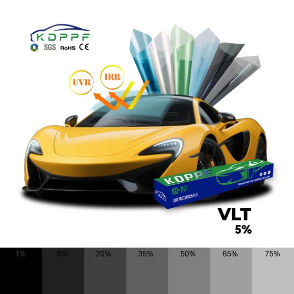 Protección UV Anticorcho Alta temperatura auto ventana de color de automóvil Posición de la ventana 62% Rechazo IR
