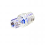 Plastic Pressure Relief Small Plastic Luer Lock Medical Check Valve For EO Sterilization