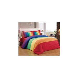 Rainbow Energetic Bedding Duvet Cover 4pcs Set Polycotton Bedding Set Queen/King size