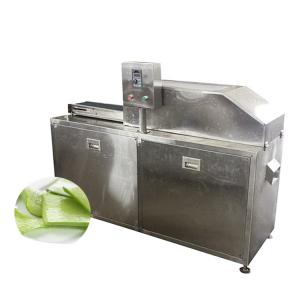Stainless steel aloe vera leaf peeling machine / automatic aloe vera gel extraction machine