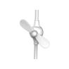 Touch Control Reading Rechargeable Led Table Lamp With Electric Fan And Colorful Base