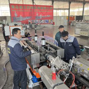 China Large Diameter Corrugated Pipe Extrusion Line For Agriculture / Industry supplier