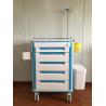 Aluminum Alloy Frame Medical Instrument Trolley Multi Function ABS Body Hospital