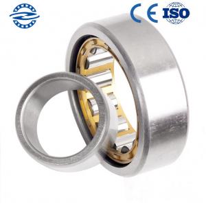 China Low Friction NJ208 Cylindrical Roller Bearing / GCR15 Material Flanged Bearing 40*80*18MM supplier