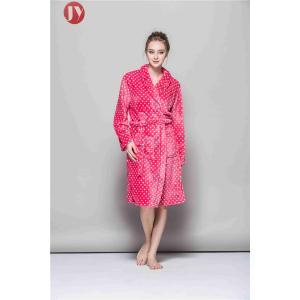 China Luxury Fleece Dressing Gowns  Shawl Collar  Super Soft Winter Sleep Gown Fleece Women Night Gown And Women Robes Long B supplier