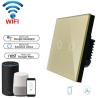 China EU Standard Wifi Light Switch Wall Switch Wireless Smart Switch 220v APP Control with Alexa/google home 1/2/3 Gang wholesale
