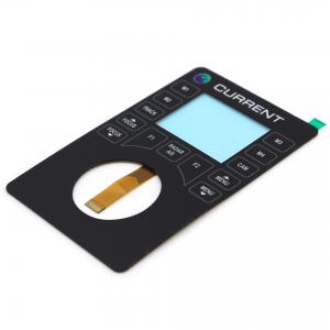 Polyester Backlighting Membrane Switches Keypad With LCD Window